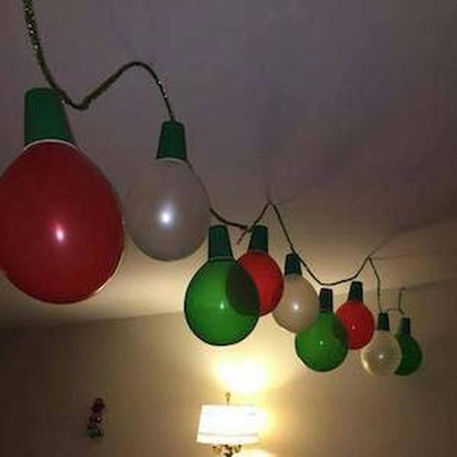 Oversized Balloons, Glowing Lights