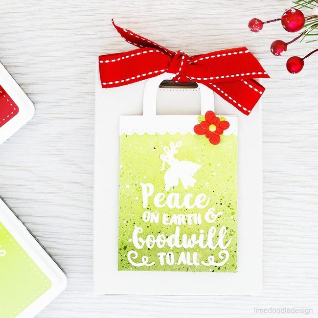 Green Polka Dot Gift Bags