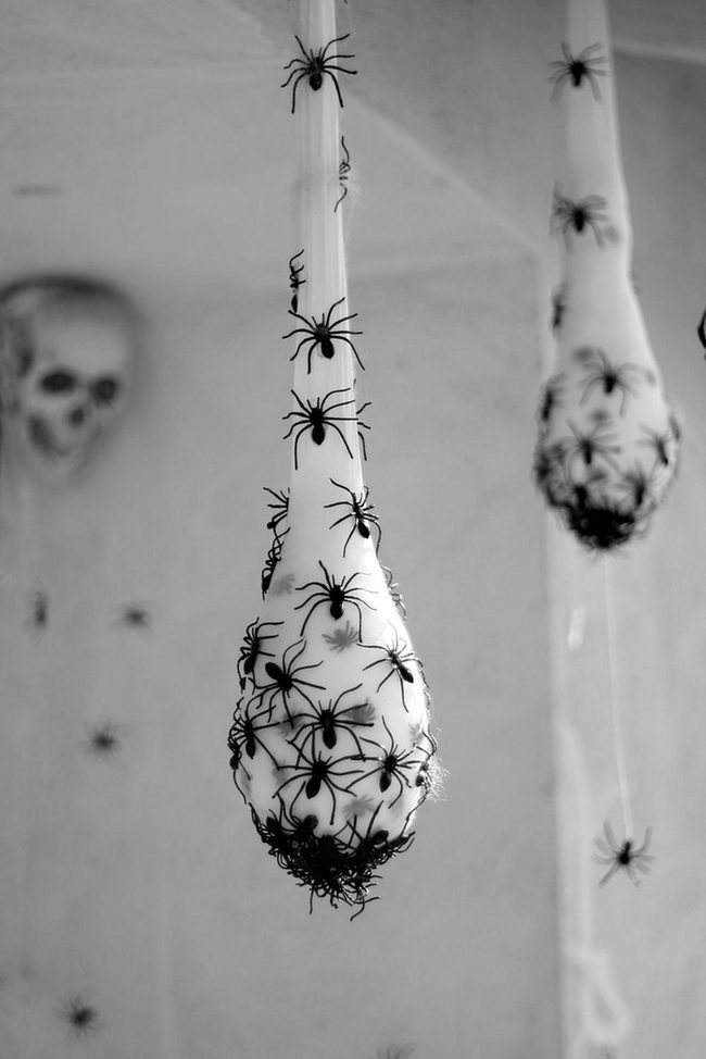 White Cotton Web Installation
