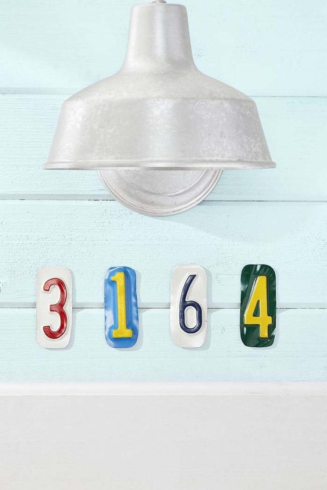 Bold Painted House Numbers
