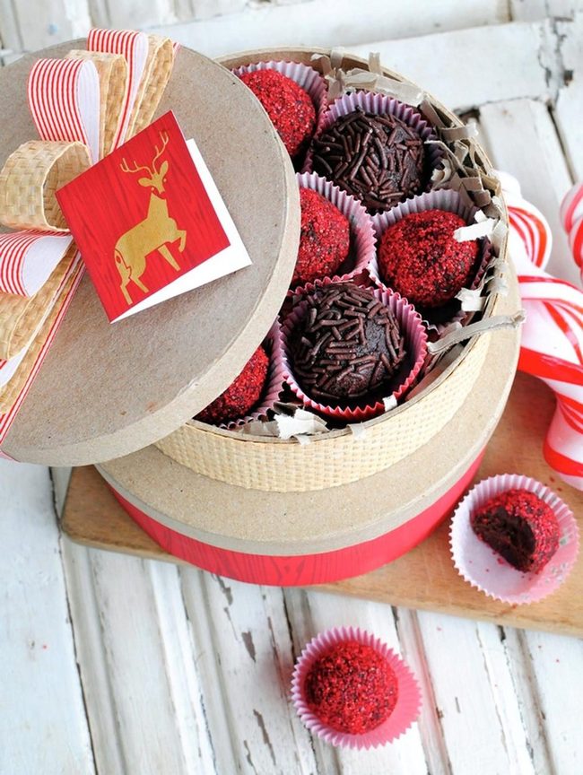 Dark Chocolate Christmas Confections
