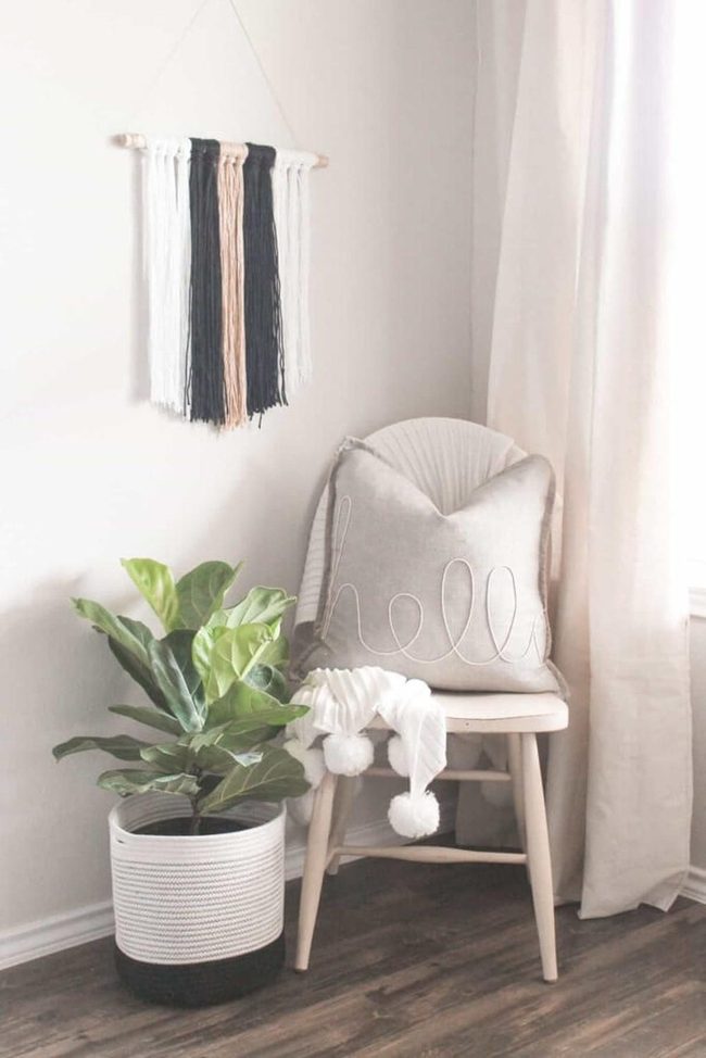 Striped Woven Wall Hanging