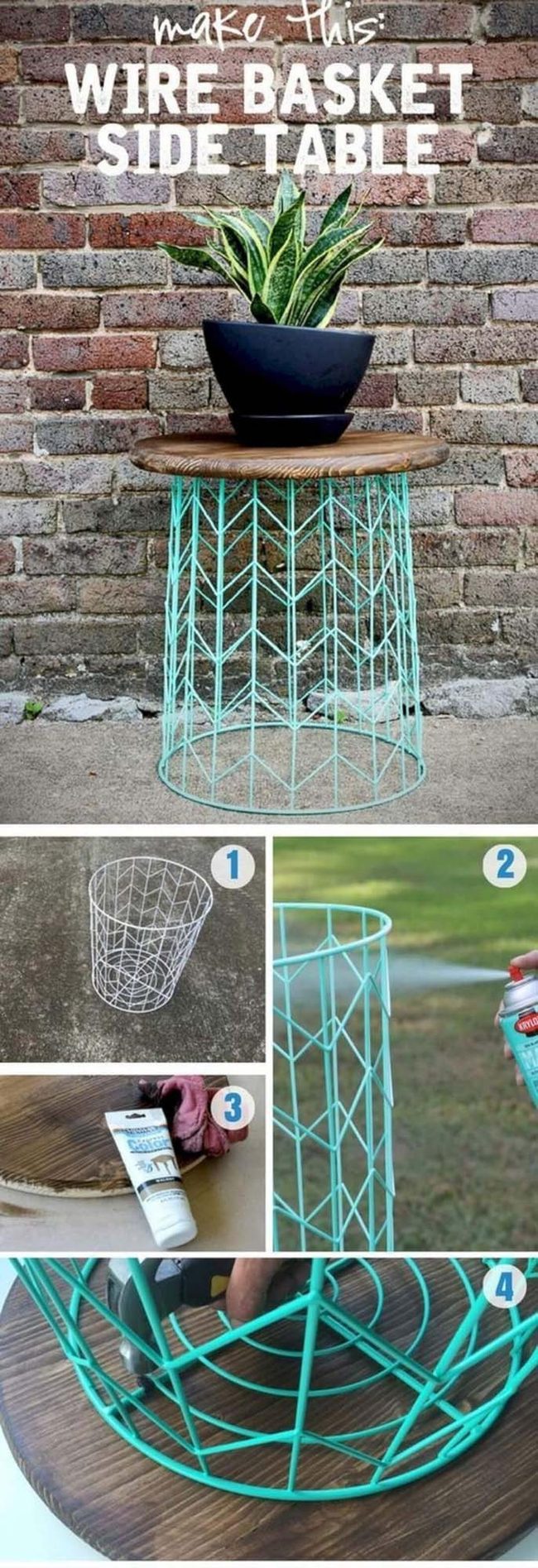 Wire Frame Flower Display