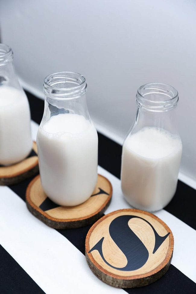 Natural Wood Slice Coasters