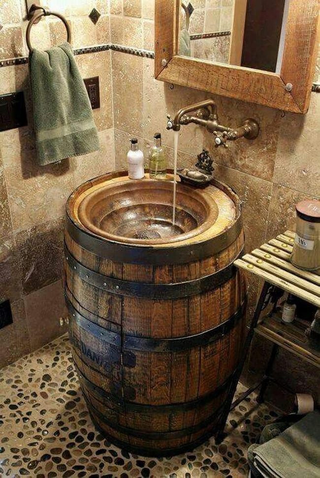 Reclaimed Barrel Basin Statement