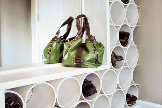 Pvc Shoe Wall With Mirror