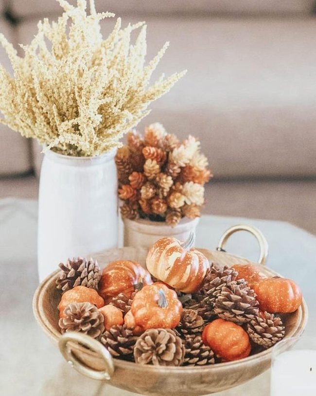 Autumn Metal And Dried Grasses