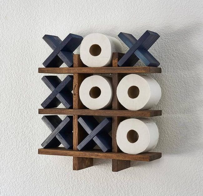 Colorful X'S Toilet Paper Game