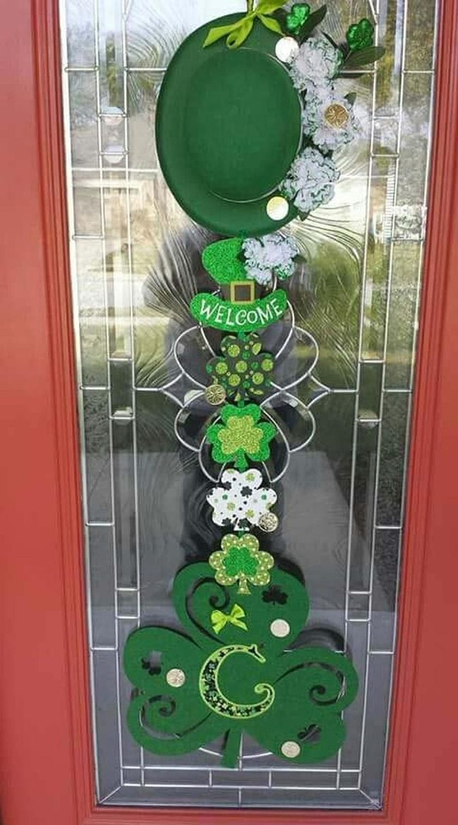 Oversized Green Shamrock Statement