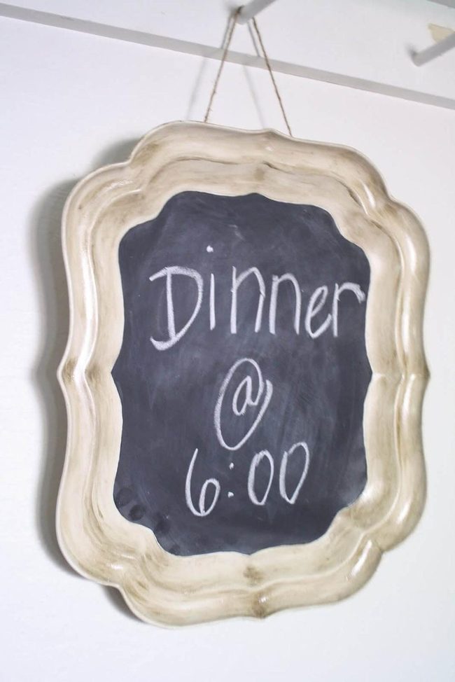 Chalkboard Kitchen Wall Organizer