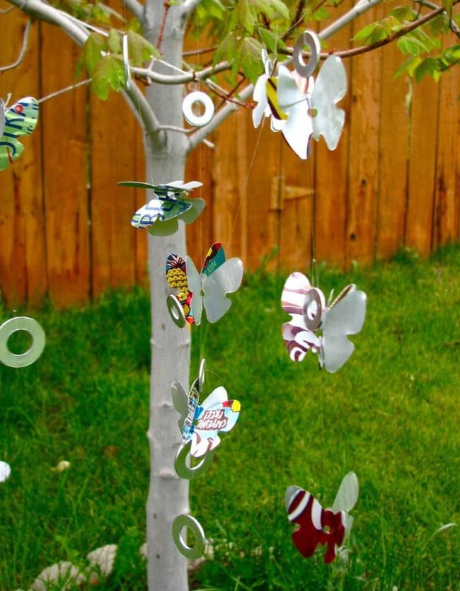 Shimmering Aluminum Garden Protectors