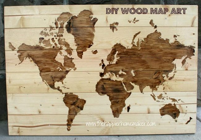 Dark Wood World Map
