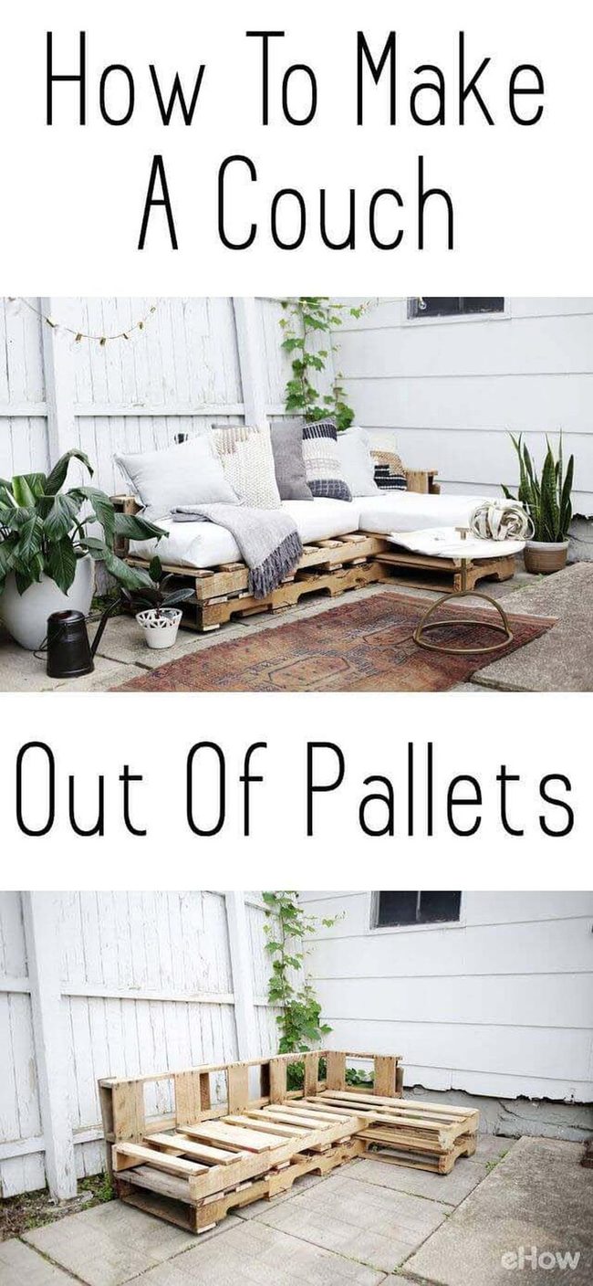 Handmade Pallet Outdoor Seating