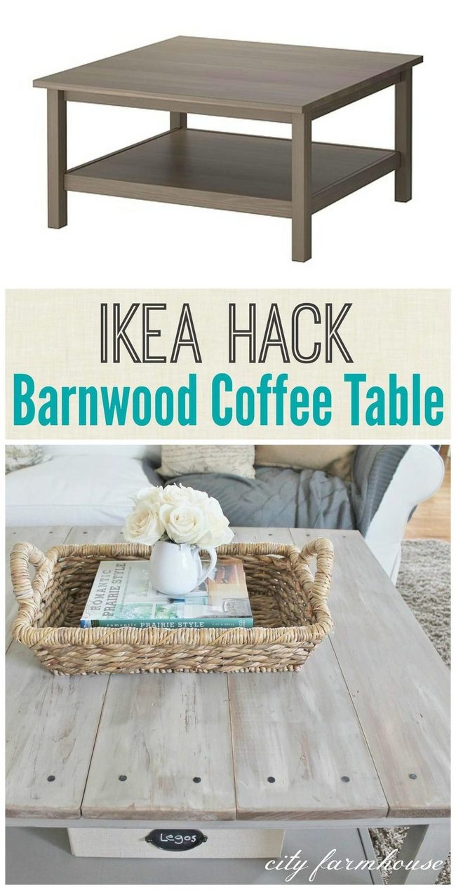 Floating Shelves Coffee Table