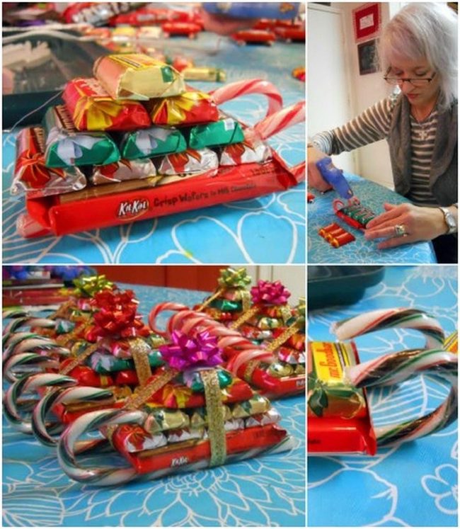 Candy-Filled Sleighs For Kids