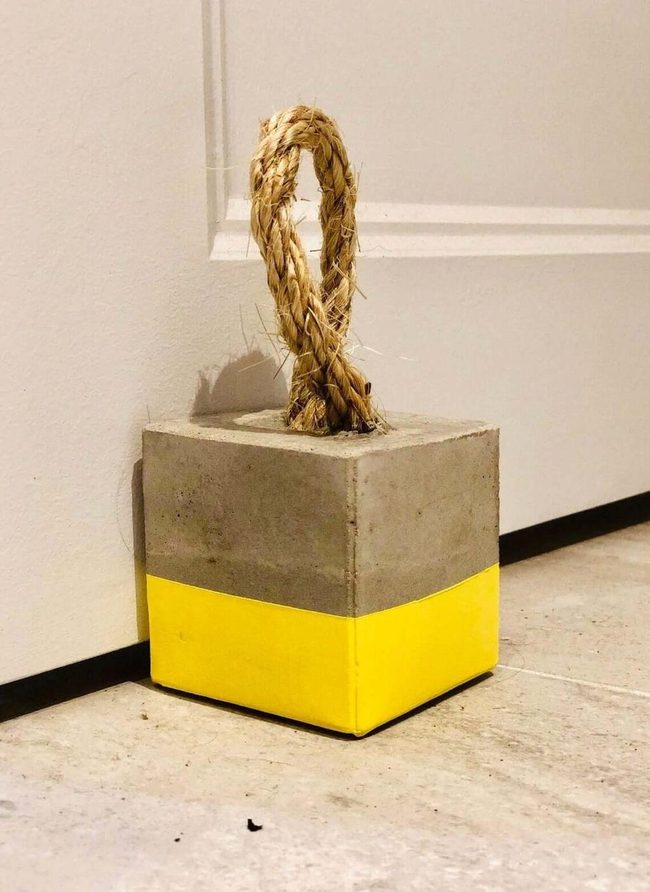 Colorful Rope Handle Doorstop