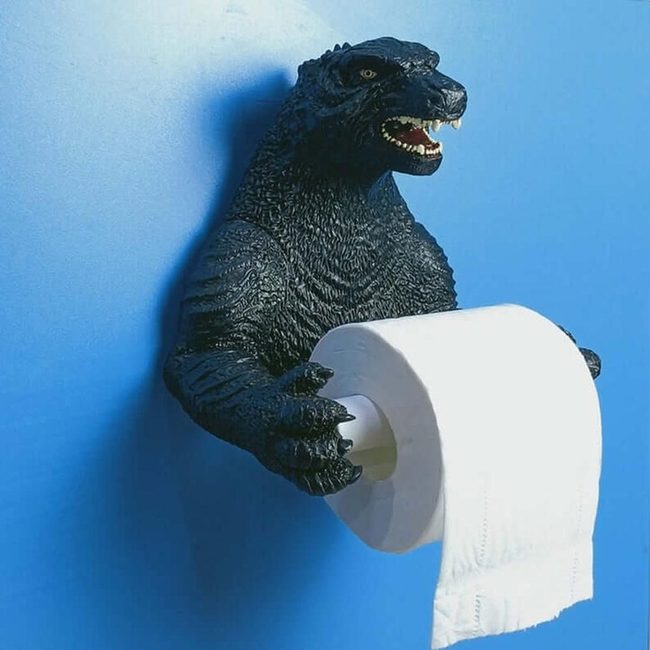 Godzilla Bathroom Paper Guardian
