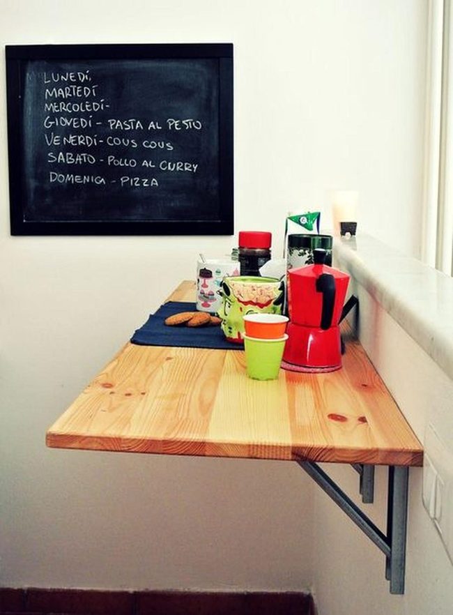 Red Coffee Maker, White Walls