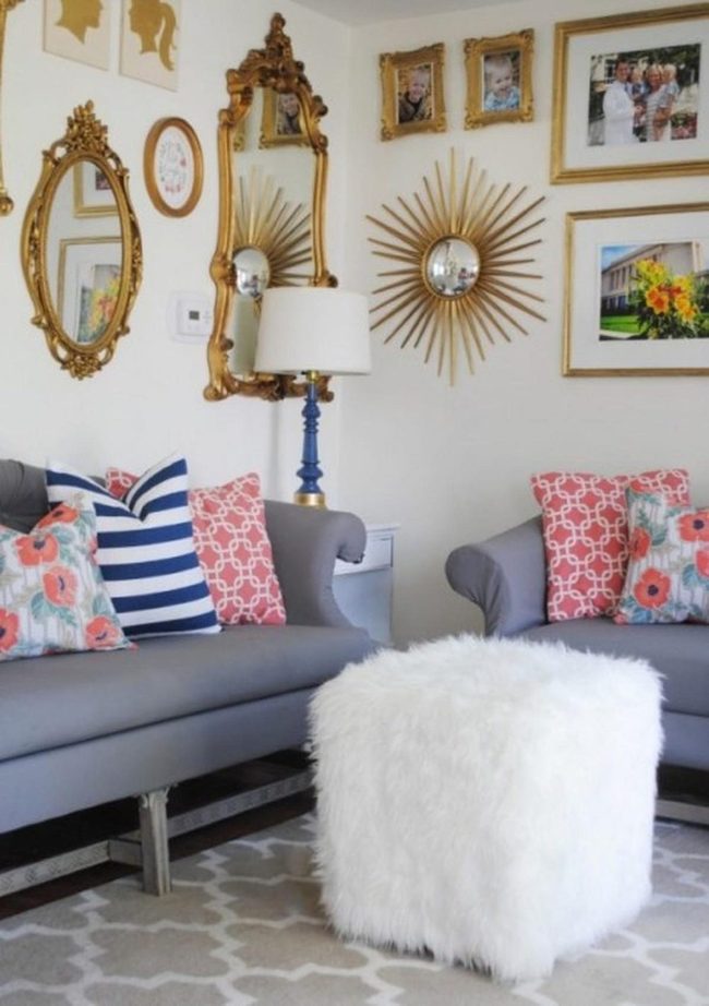 Clean Minimalist Living With Layered Accents