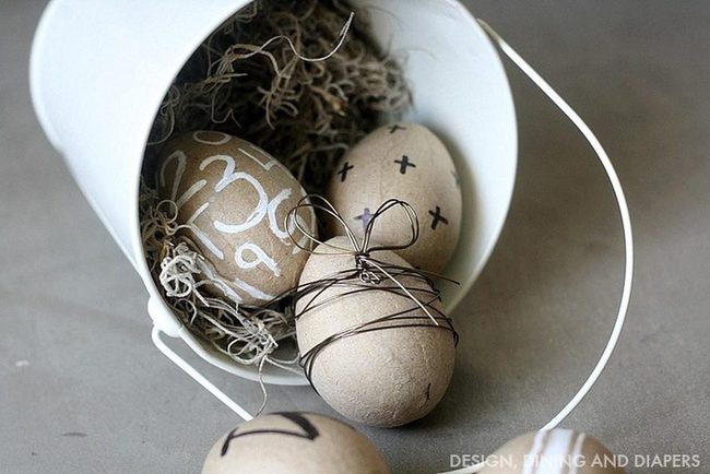 Black And White Easter Eggs