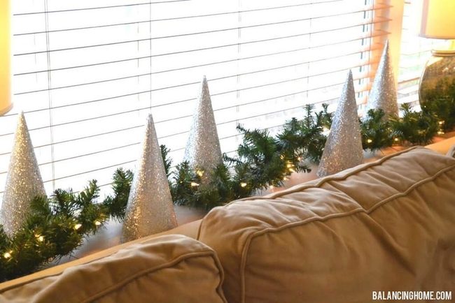 Green Glitter Paper Tree
