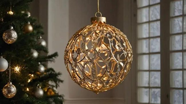Suspended Ornaments Ceiling Installation