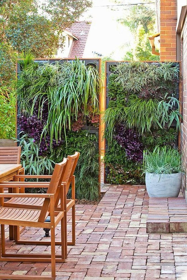 Cascading Greens Privacy Screen
