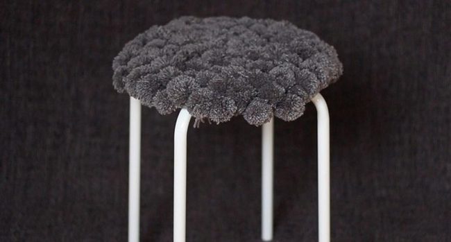 Pom-Pom Gray Sculptural Seating
