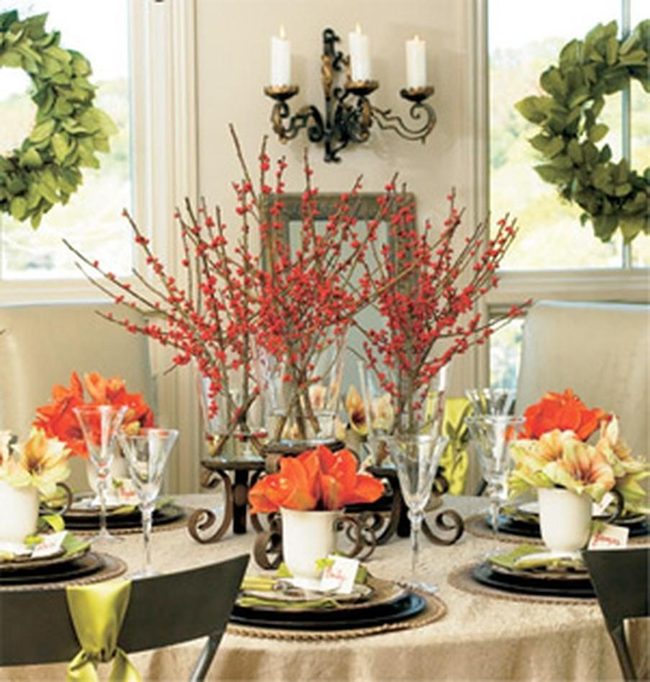 Red Berry Dining Elegance