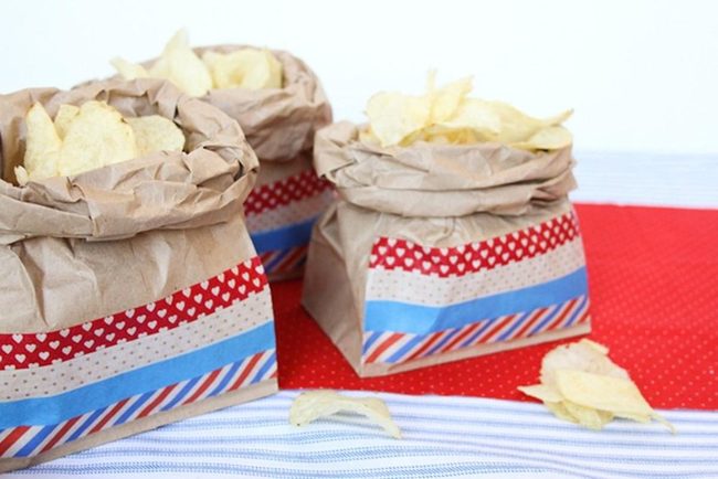 Red White Blue Chip Scatter