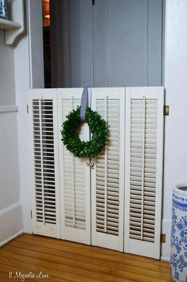 Painted Shutters Transform Spaces
