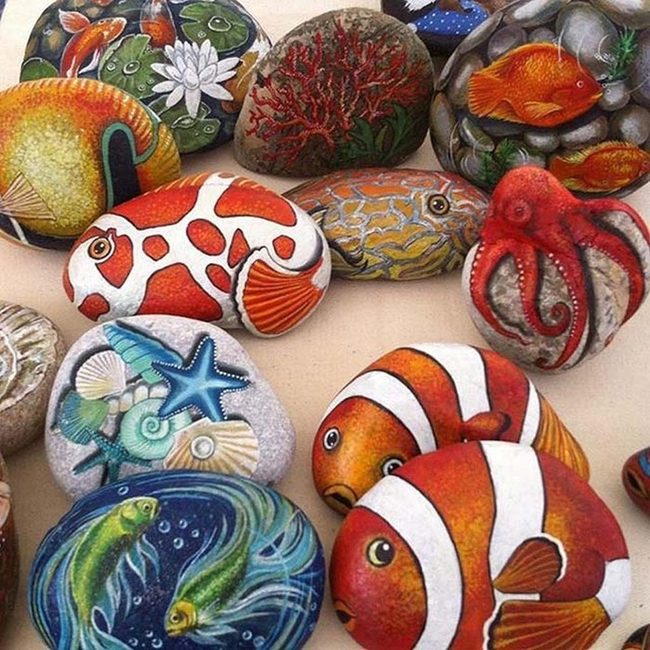Ocean Stone Carved Details
