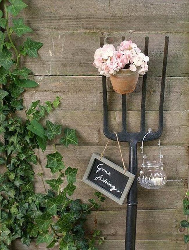 Weathered Fork Garden Planter
