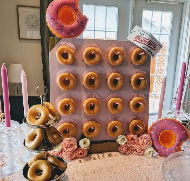 Glazed Donuts Pink Celebration