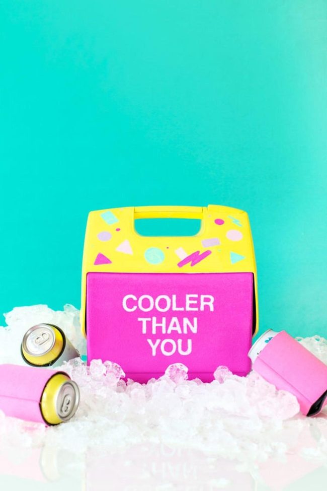 Yellow Pink Cooler Party Essential