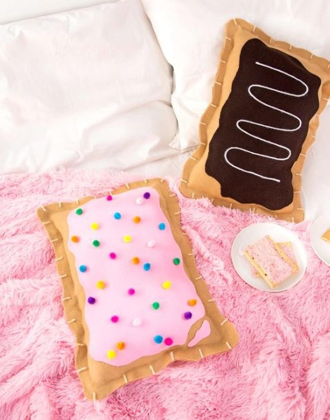 Candy-Colored Pillow Bedroom