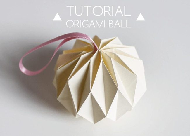 Creased Paper Geometry Spheres