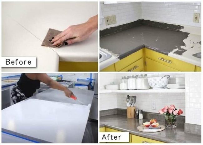 Faux Granite Paint Technique