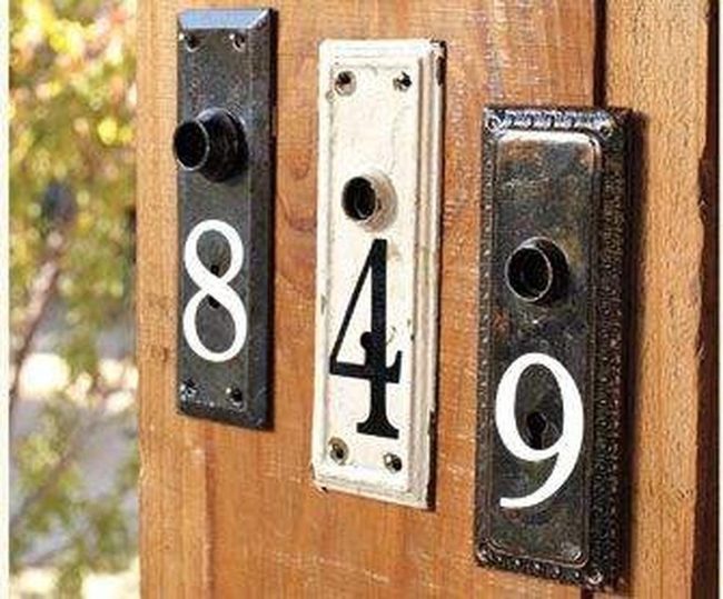Vintage Doorplates Wall Gallery