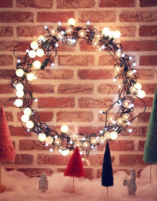 Brick Wall Pendant Lights Display