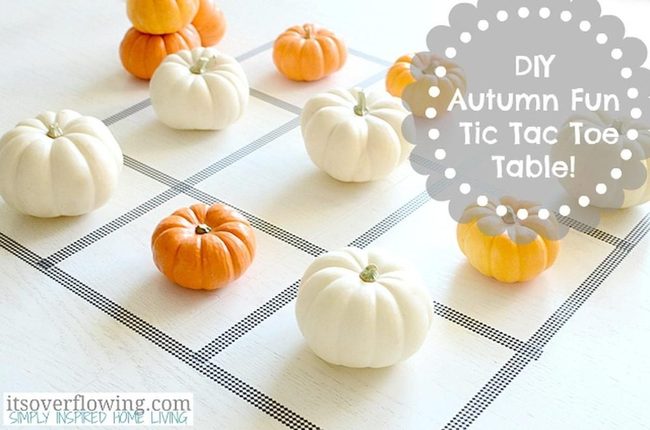 Pumpkin Tic Tac Toe Game