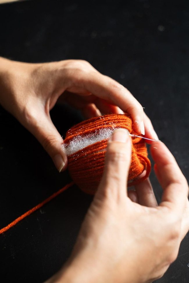 Orange Yarn Handmade Stitches
