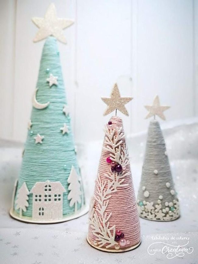 Glittery Stars Crown Mint Cones