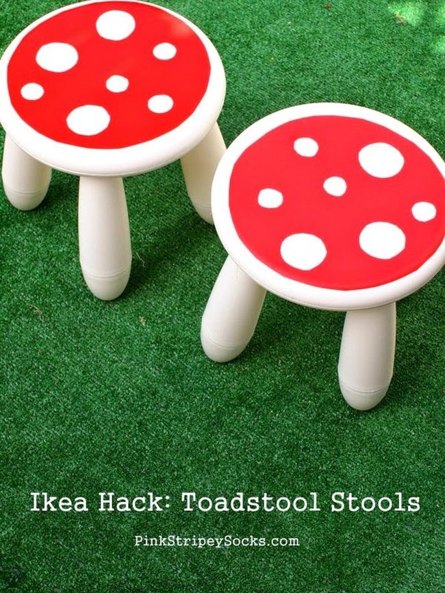 Red Spotted Mushroom Seats