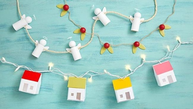 Luminous Plastic House Ornaments
