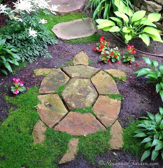 Turtle Stone Garden Path