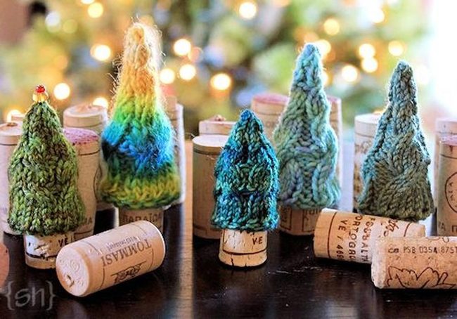 Chunky Yarn Forest On Corks