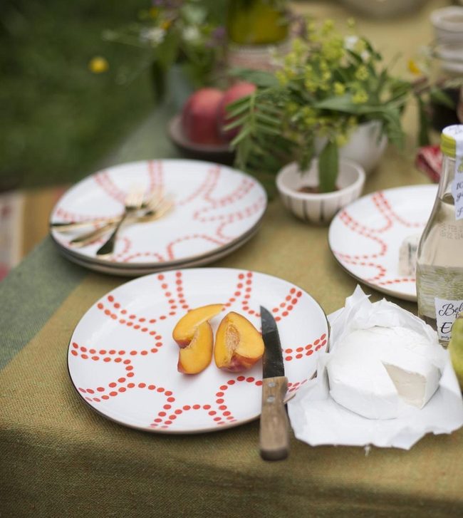 Green Table, Orange Details