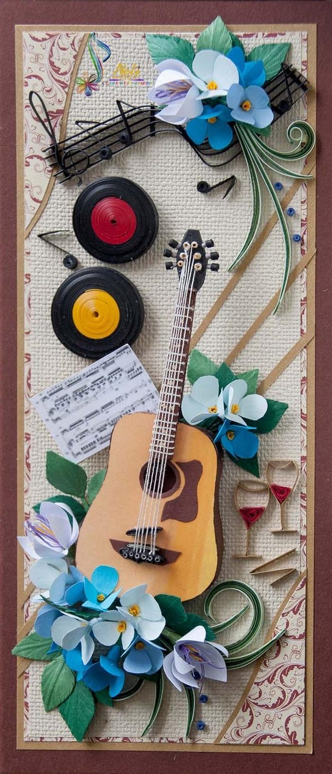 Vinyl Records And Wildflowers