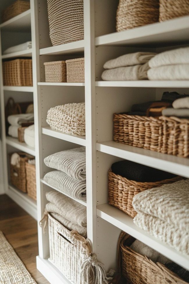 White Kallax Cubbies Double Storage